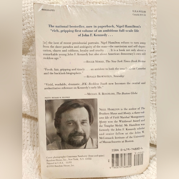 JFK Reckless Youth by Nigel Hamilton (John F Kennedy) Paperback Book - Picture 2 of 3